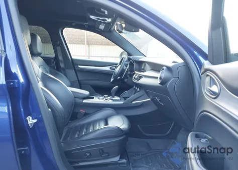 2021 Alfa Romeo Stelvio Ti Sport Awd from USA, damaged, VIN ZASPAKBN7M7D10750